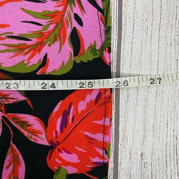 Terra & Sky women 1X 16W-18W tropical print short sleeve peasant top brand new - Picture 9 of 12